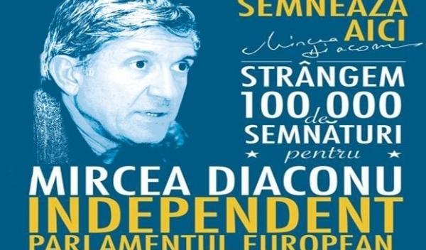 Mircea Diaconu semnaturi europarlamentare