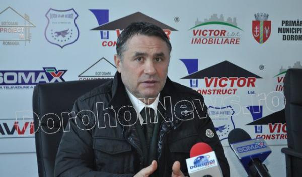 Victor Mihalachi, finantator FCM Dorohoi (FCM Dorohoi - Gloria Buzau)