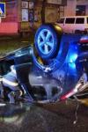 Tânărul care s-a răsturnat cu mașina în Zona Industrială era băut