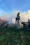 Aproximativ 30 de tone de furaje distruse în această dimineață în urma unui incendiu - FOTO