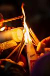 Lumânările lăsate nesupravegheate, pericol de incendiu