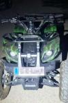 Descoperit în trafic pe un ATV neînmatriculat și fără permis
