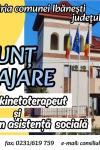 Primăria comunei Ibănești organizează concurs pentru ocuparea a două posturi vacante