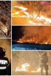 Intervenție a pompierilor pentru stingerea unui incendiu de vegetație uscată izbucnit pe aproximativ un hectar