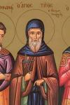 SINAXAR – 2 Aprilie – Sfântul Cuvios Tit, făcătorul de minuni 