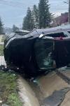 Două persoane rănite în urma unui accident rutier produs la Frumușica