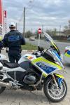 Recomandări privind traficul rutier pe două roți. Polițiștii prezenți în trafic pentru siguranța tuturor