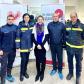 Pompierii botoșăneni alături de Ariana Maria, fetița surprinsă într-un incendiu