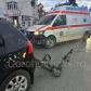Accident în centrul municipiului Dorohoi! Bărbat aflat pe trotinetă electrică acroșat de un autoturism – FOTO
