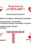 Campania „Te provoc la o donare!” continuă la UTS Dorohoi! Facem bine împreună!