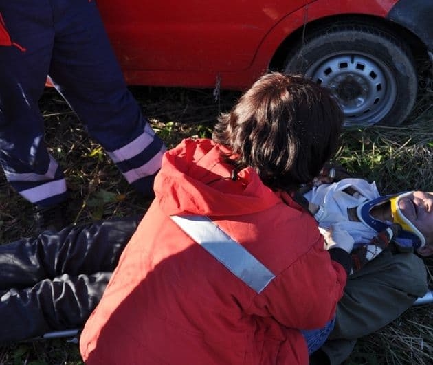 [VIDEO][GALERIE FOTO] Accident de circulaţie grav pe şoseaua Dorohoi - Botoşani provocat de fostul  procuror al Tribunalului Botosani