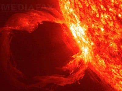 Explozia solara de vineri ar putea afecta Terra