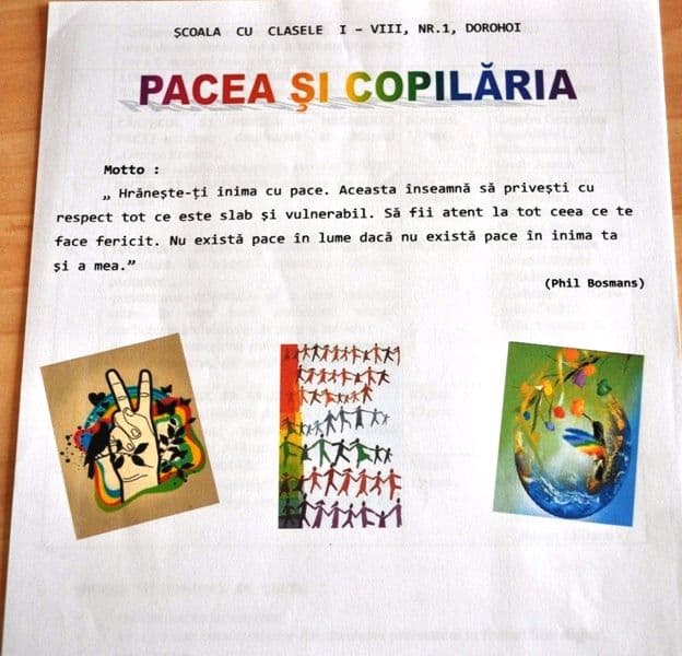 [VIDEO]  „PACEA  ŞI  COPILĂRIA”