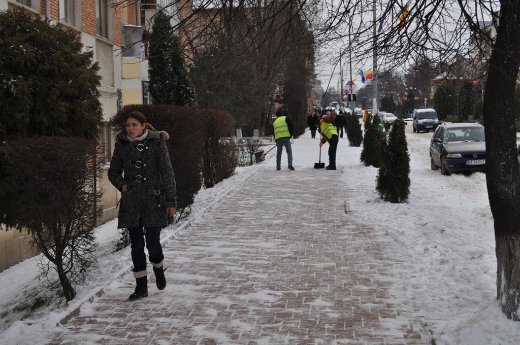 Ninsoarea nu a pus mari probleme autorităţilor dorohoiene