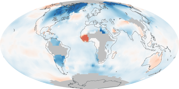 NASA a dezvaluit harta incalzirii globale