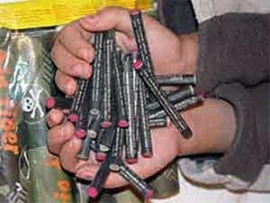 Petarde confiscate la Botoşani 