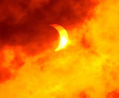 Astazi, eclipsa partiala de Soare