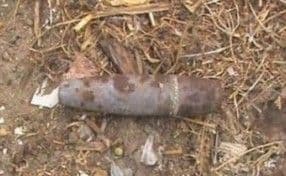 Muniţie de infanterie găsită în grădina unui localnic din Vorniceni
