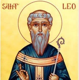 În această lună, ziua a douăzecea, pomenirea preacuviosului părintelui nostru, Leon, episcopul Cataniei, făcătorul de minuni.