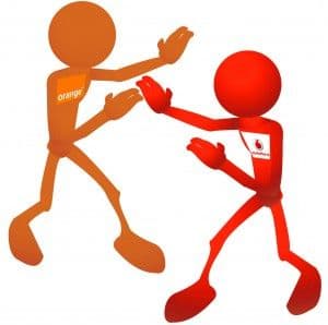Amendă record pentru Orange şi Vodafone