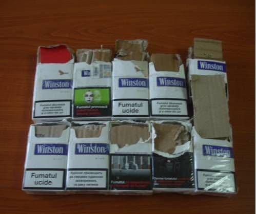 Comerț cu țigări din carton stopat de jandarmi