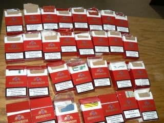 Ţigări confiscate la Botoşani 