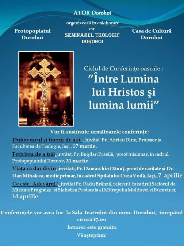 Invitație la Conferința pascală