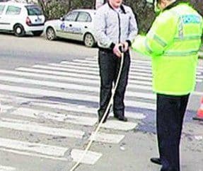 Femeie accidentă pe trecerea de pietoni
