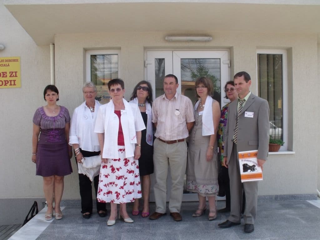 Centrul de zi pentru copii Jurjac vizitat de francezi