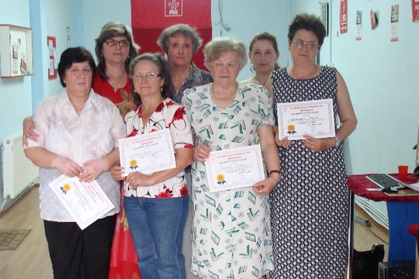 PSD Botosani | Diplome de absolvire pentru cei care au finalizat modulul de IT