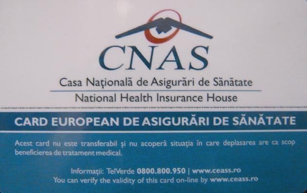Cardul European de Asigurări Sociale de Sănătate - Vezi informaţii utile