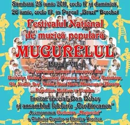 Astăzi începe la Dorohoi Festivalul Naţional de muzică populară „Mugurelul” ediția a VII-a