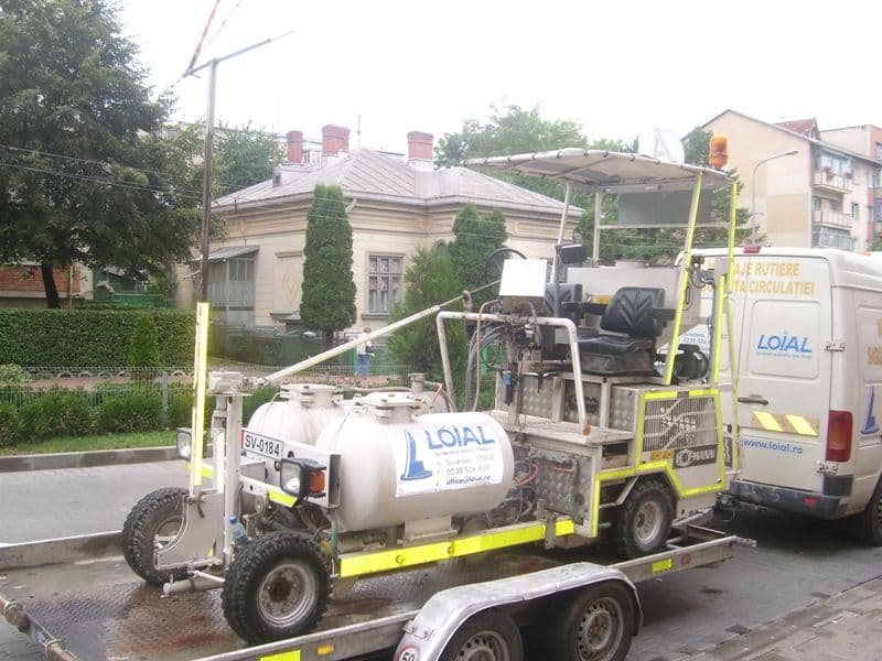 A început marcarea străzilor din Dorohoi