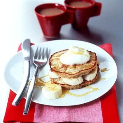Clatite americane cu scortisoara si banane
