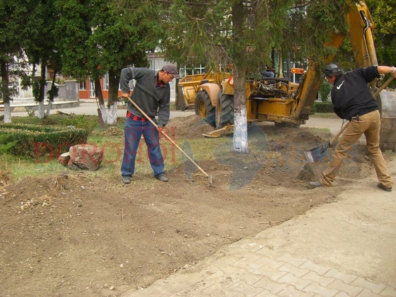 Parcul din centrul oraşului va fi reamenajat