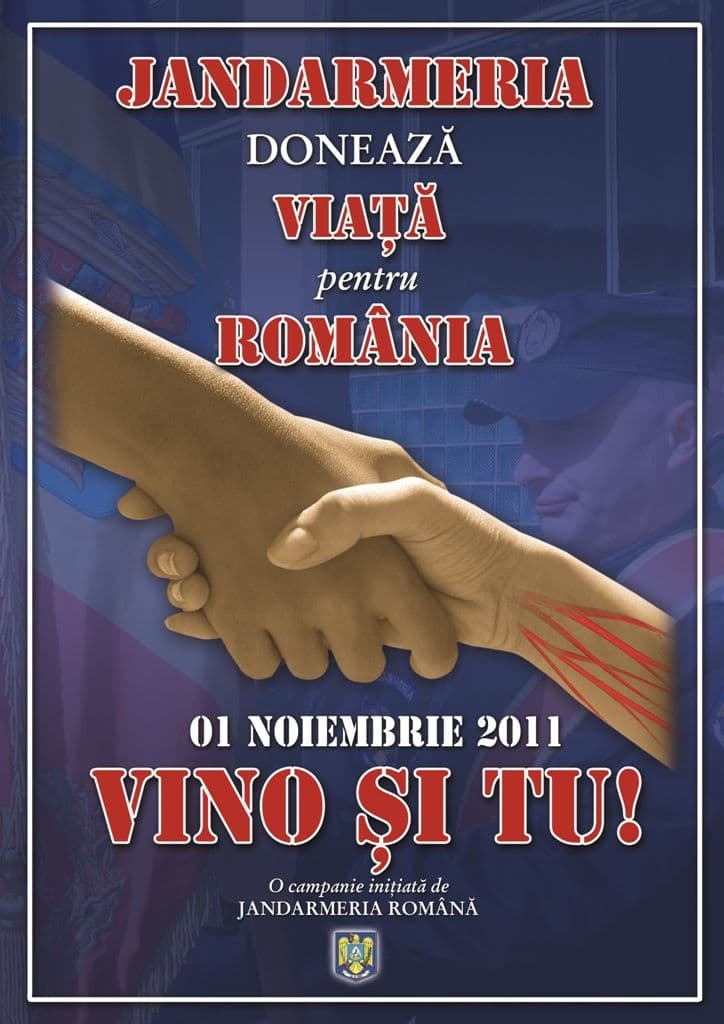IJJ Botoșani: JANDARMERIA donează VIAŢĂ pentru ROMÂNIA!