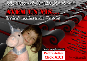Spectacol caritabil „Avem un vis”