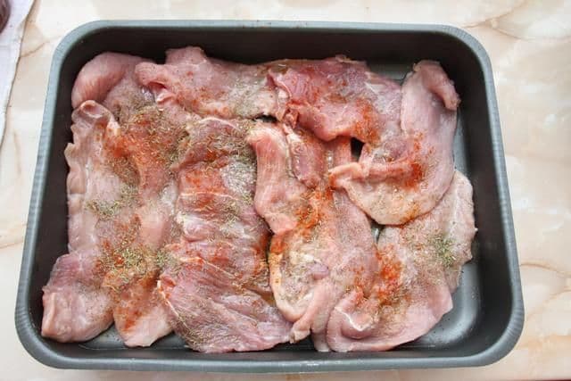Friptură cu sos de legume