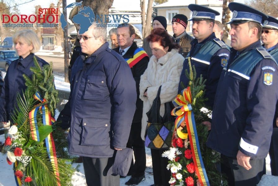Slujbă de pomenire a eroilor Revoluţiei la Dorohoi