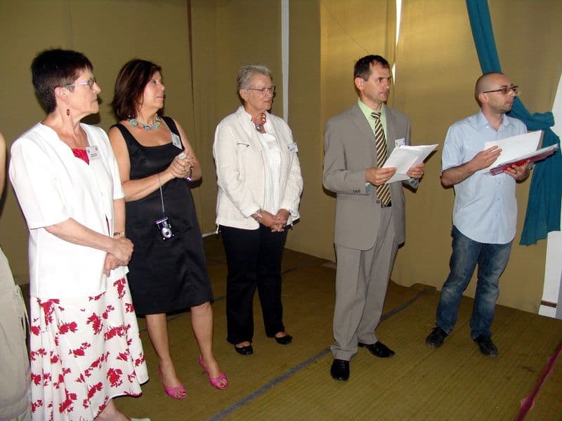 Vizita delegatiei franceze la Casa de Cultura 08