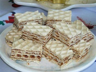 Napolitane cu crema de ciocolata si nuci