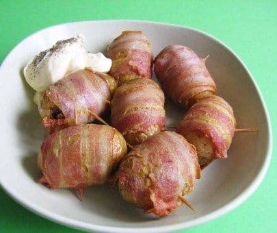 Cartofi rulati in bacon