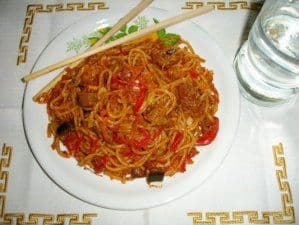 Spaghete cu legume - de post  