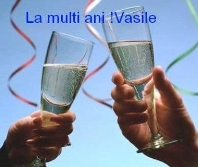 La mulţi ani, de Sfântul Vasile!