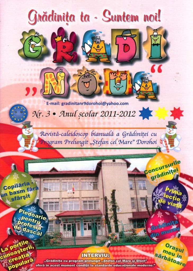 O revistă de ţinută, pentru cei mici şi foarte mici: „Grădi Nouă”