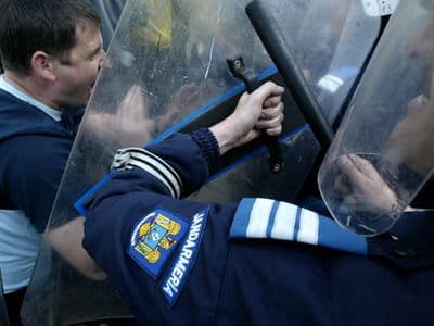 Scandal aplanat de jandarmii botoșăneni