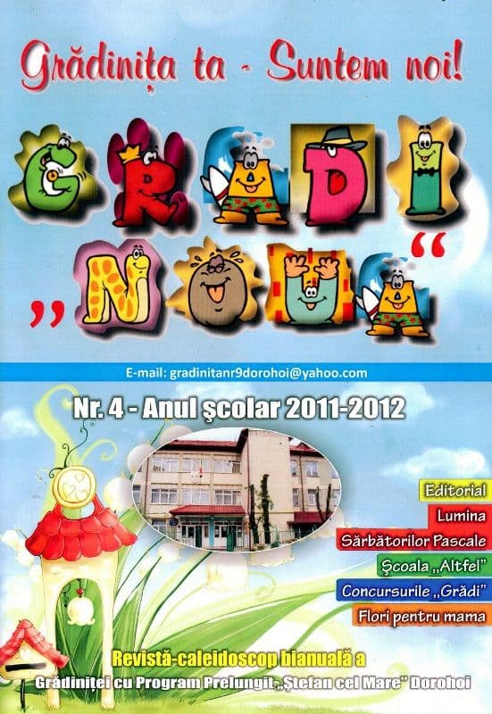 Diversitate editorială, în numărul 4 al revistei „Grădi Nouă”