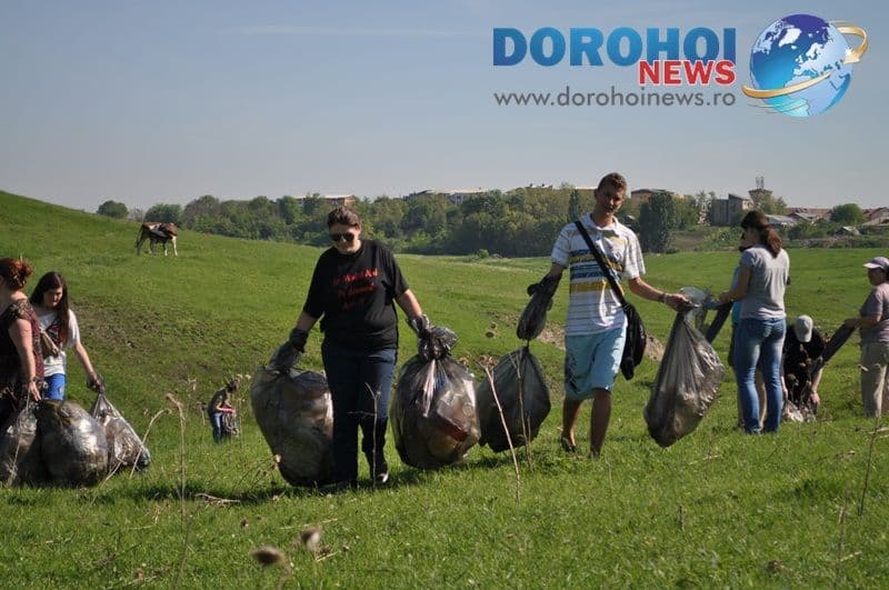 Dorohoienii s-au alăturat campaniei la „Let`s Do It, România!”