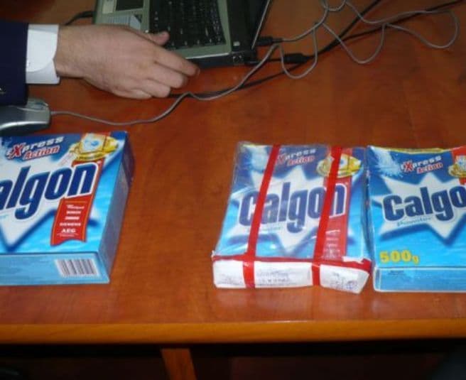 Calgon fără documente confiscat la Mihăileni