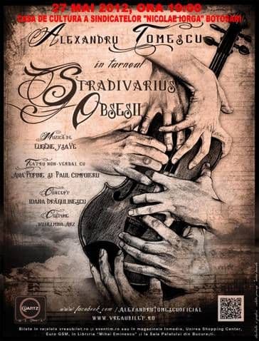 Alexandru Tomescu şi inegalabila sa vioară Stradivarius în concert la Botoşani